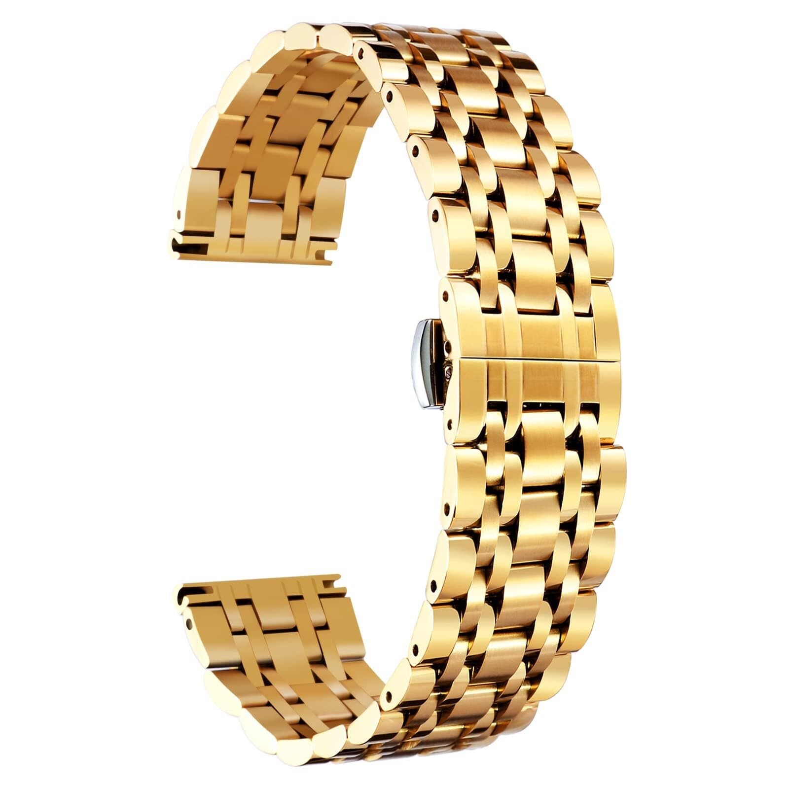 pasek do zegarka ze stali nierdzewnej, wysokiej jakości zapasowy pasek do zegarka dla kobiet i mężczyzn, 14 mm, 16 mm, 18 mm, 21 mm, 22 mm, 20 mm, 12 mm, 19 mm