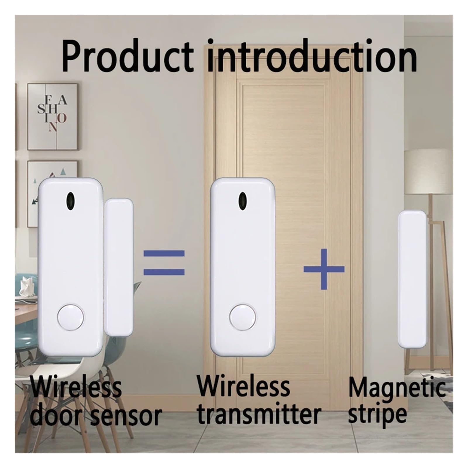 Alarmas De Puerta, Mini Sensor de alarma de puerta y ventana, Sensor de puerta inteligente inalámbrico, alarma de seguridad, accesorios de Host, recordatorio de puerta abierta Para La Seguridad Del Ho