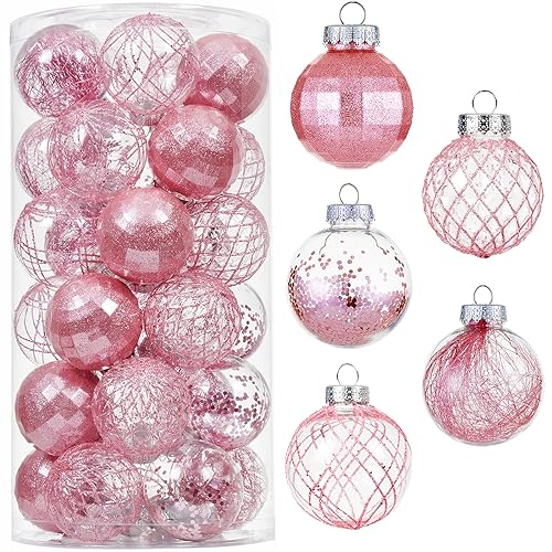 CristBest 30ct Christmas Ball Ornaments-60mm/2.36