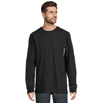 Timberland PRO FR Cotton Core Long Sleeve Pocket T Shirt Men