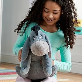 Disney Store Official Eeyore Medium Soft Toy for Kids, Cuddly Character with Fuzzy Texture and Embroidered Details, Floppy Ears and Tail, Disney Plushy Suitable for All Ages.