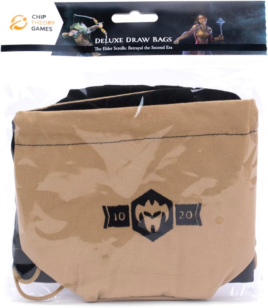 Chip Theory Games The Elder Scrolls: Betrayal of The Second Era Deluxe Draw Bags – Premium, Durable, and Themed Design