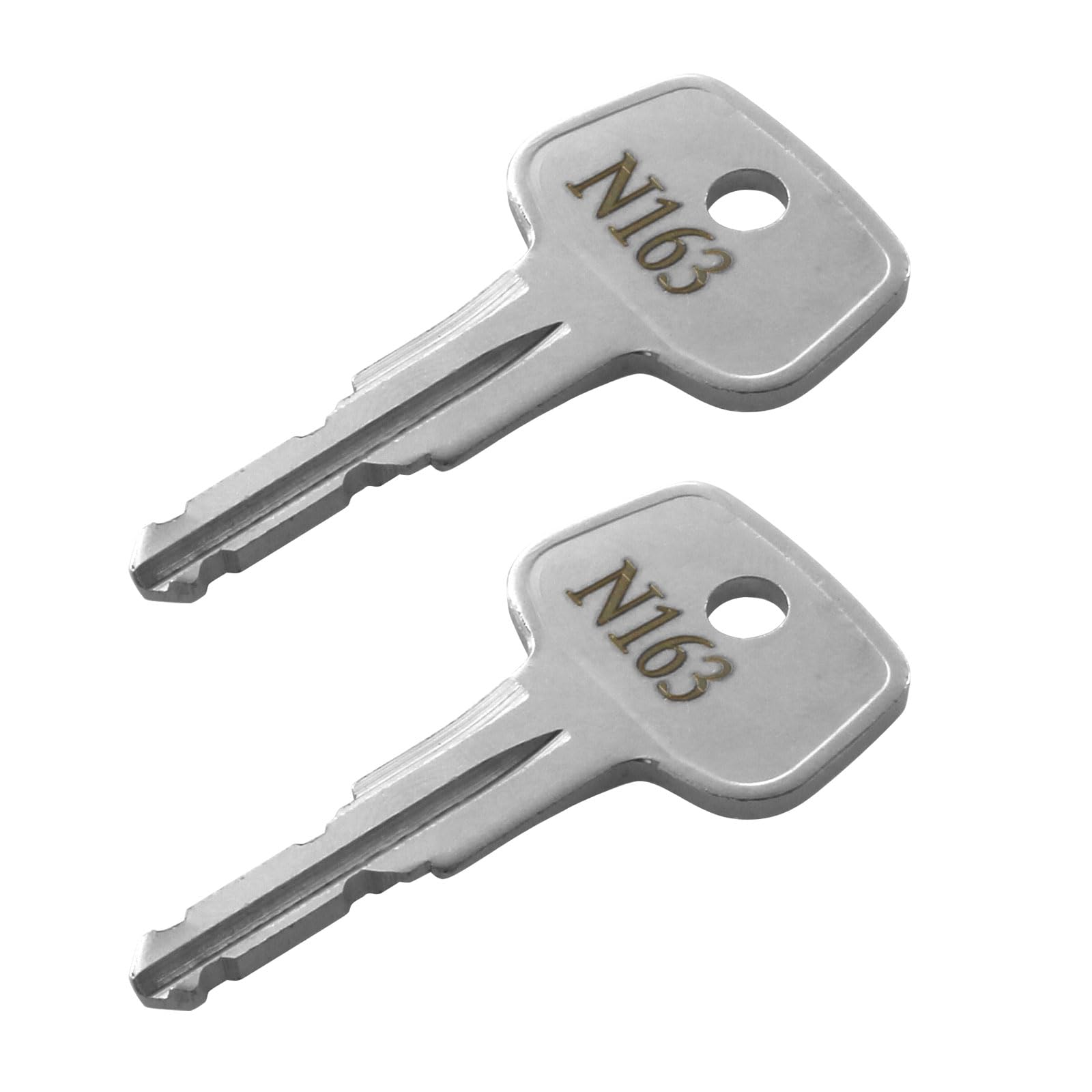 N163 Thule Car Rack Replacement Key,Thule Key Replacement for Thule Roof Racks, Cargo Box, Carriers, Crossbars - Codes N163 [2 pcs]