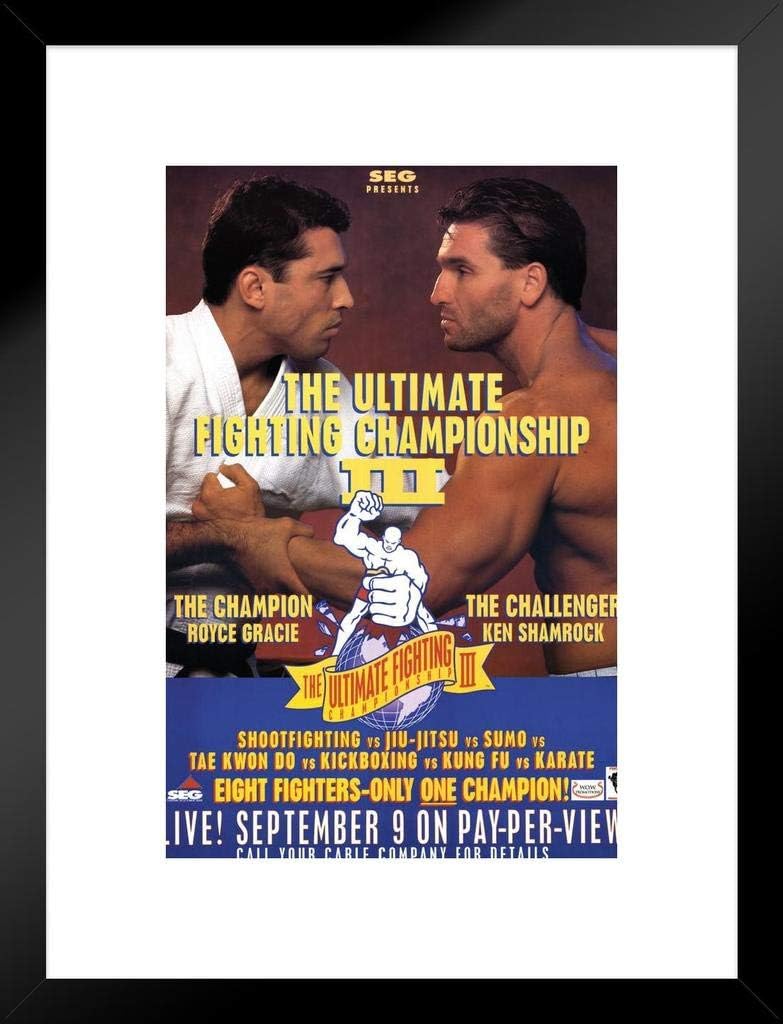 Pyramid America Official UFC 3 Royce Gracie Ken Shamrock