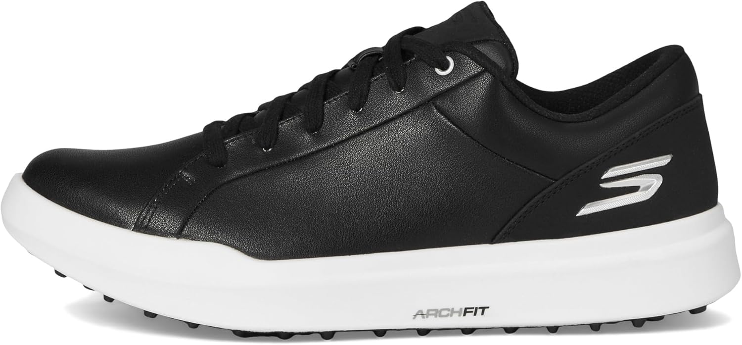 Skechers Mens Drive 6 Arch Fit Leather Relaxed Fit Spikeless Golf Shoe - Image 4