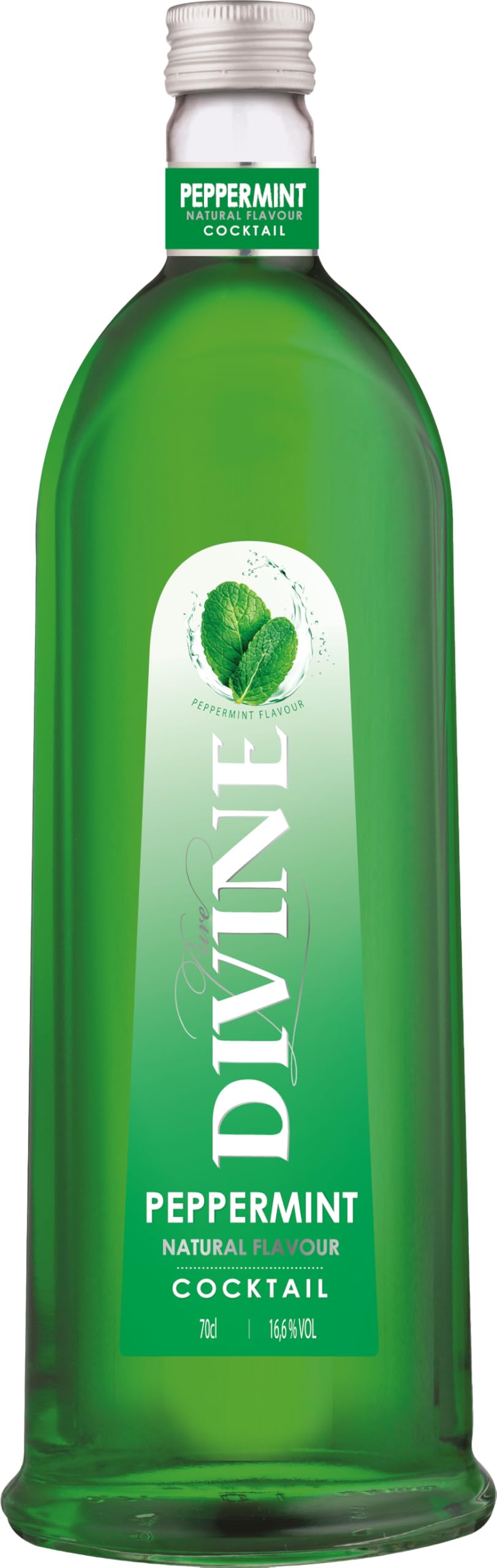 Pure Divine – Peppermint Liqueur, Flavored Vodka Liqueur from the Northern Vosges, France – 16.6% ABV (1 x 0.70 L)