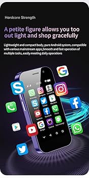 Amazon | ミニ携帯電話 4G スマートフォン、3 インチ Android