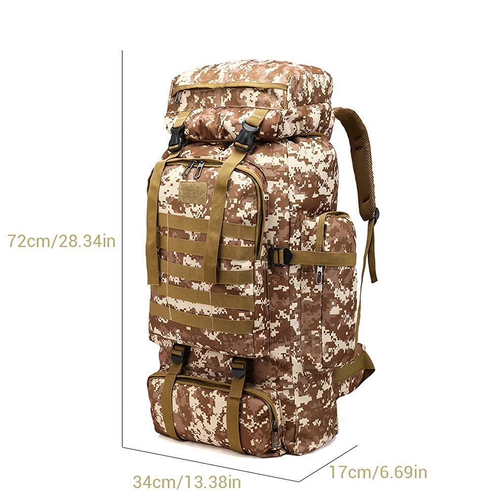 SAC À DOS Grand Randonnée Étanche Militaire Camping Excursion Voyage Chasse EUR 58,76 - FR