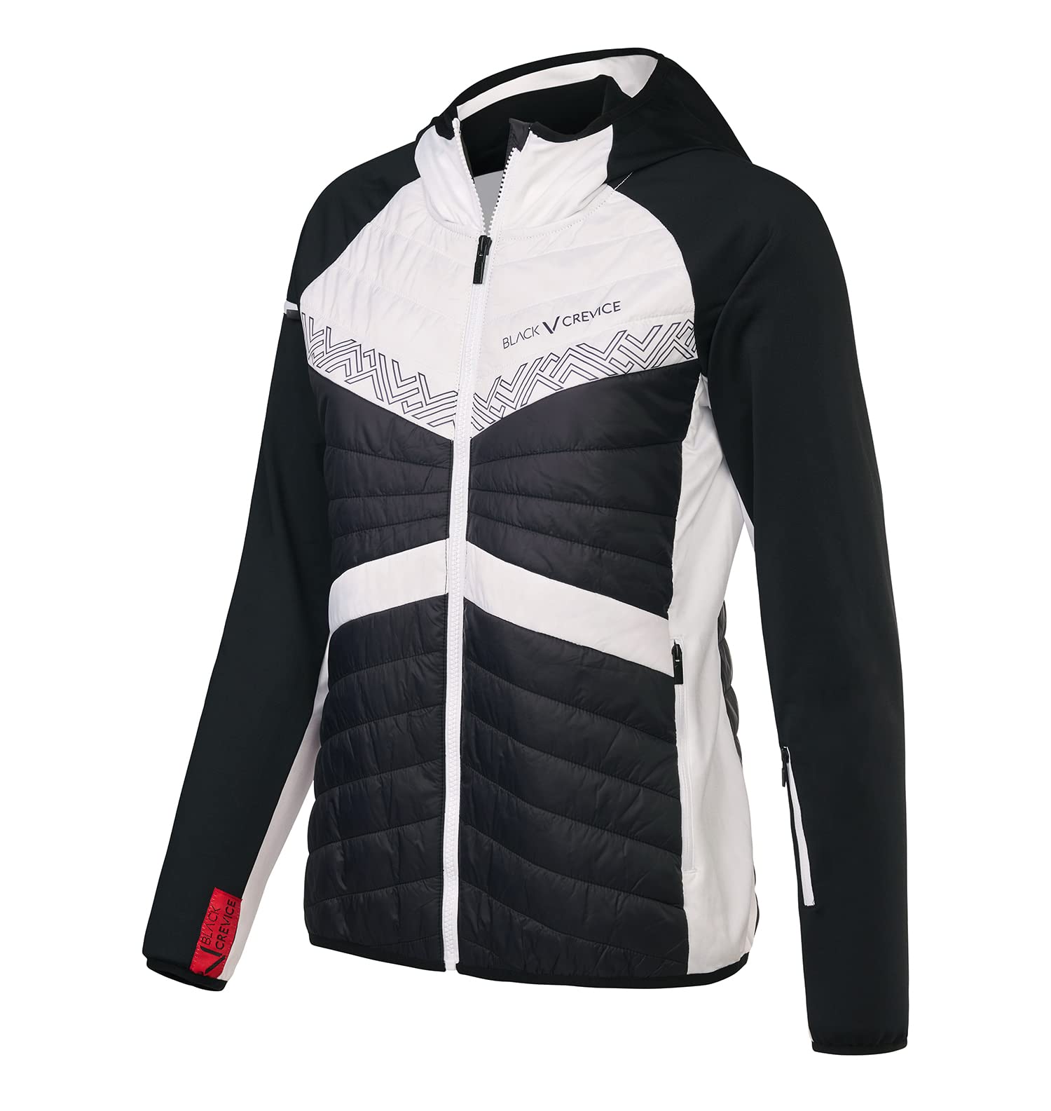 Black Crevice kurtka narciarska damy Skijacke Striped