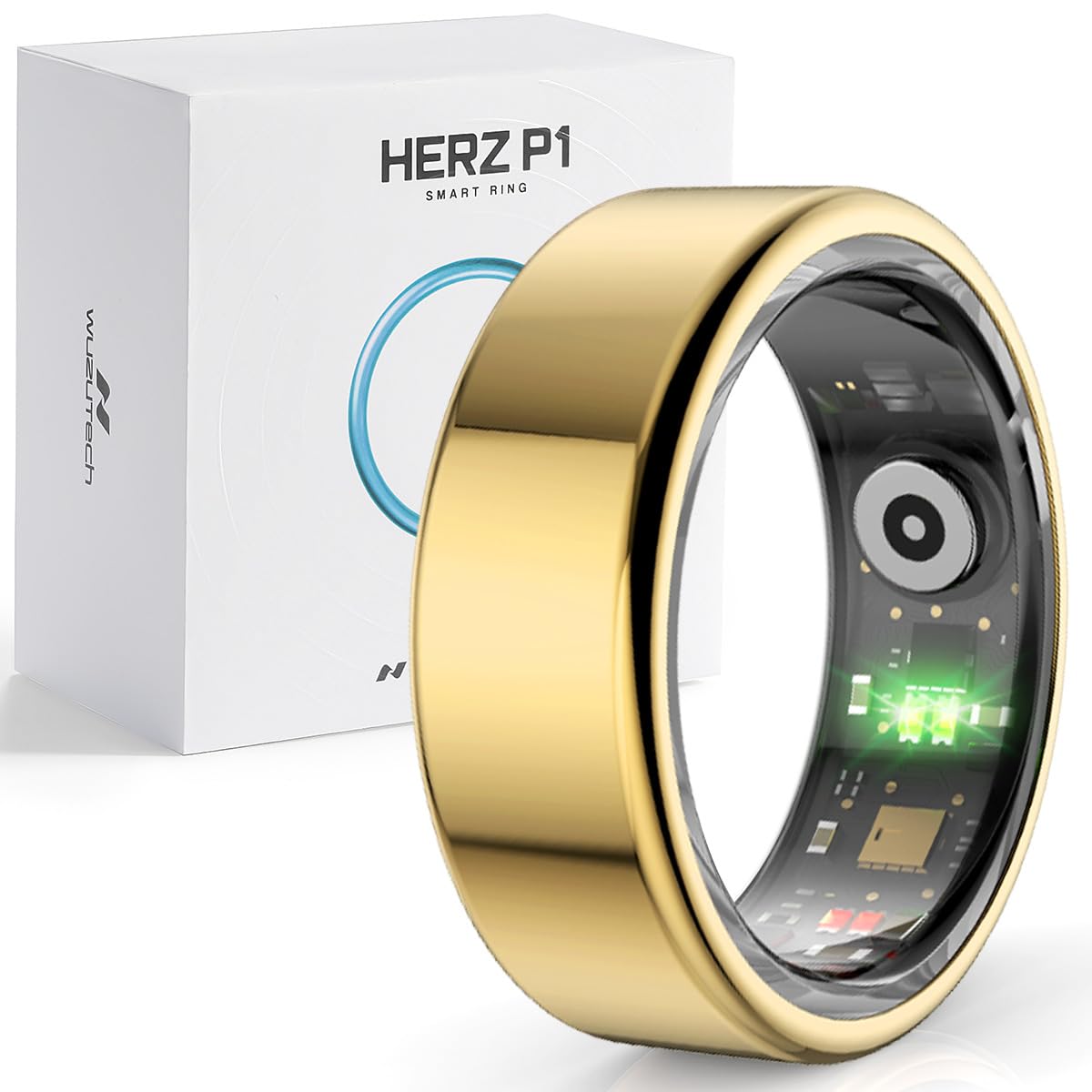 Heartring☆ Amazon.com: WuzuTech Herz P1 Smart Ring for Women & Men - 24