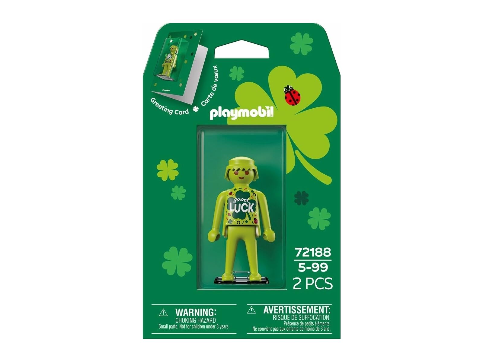 Playmobil Greeting card: Lots of luck