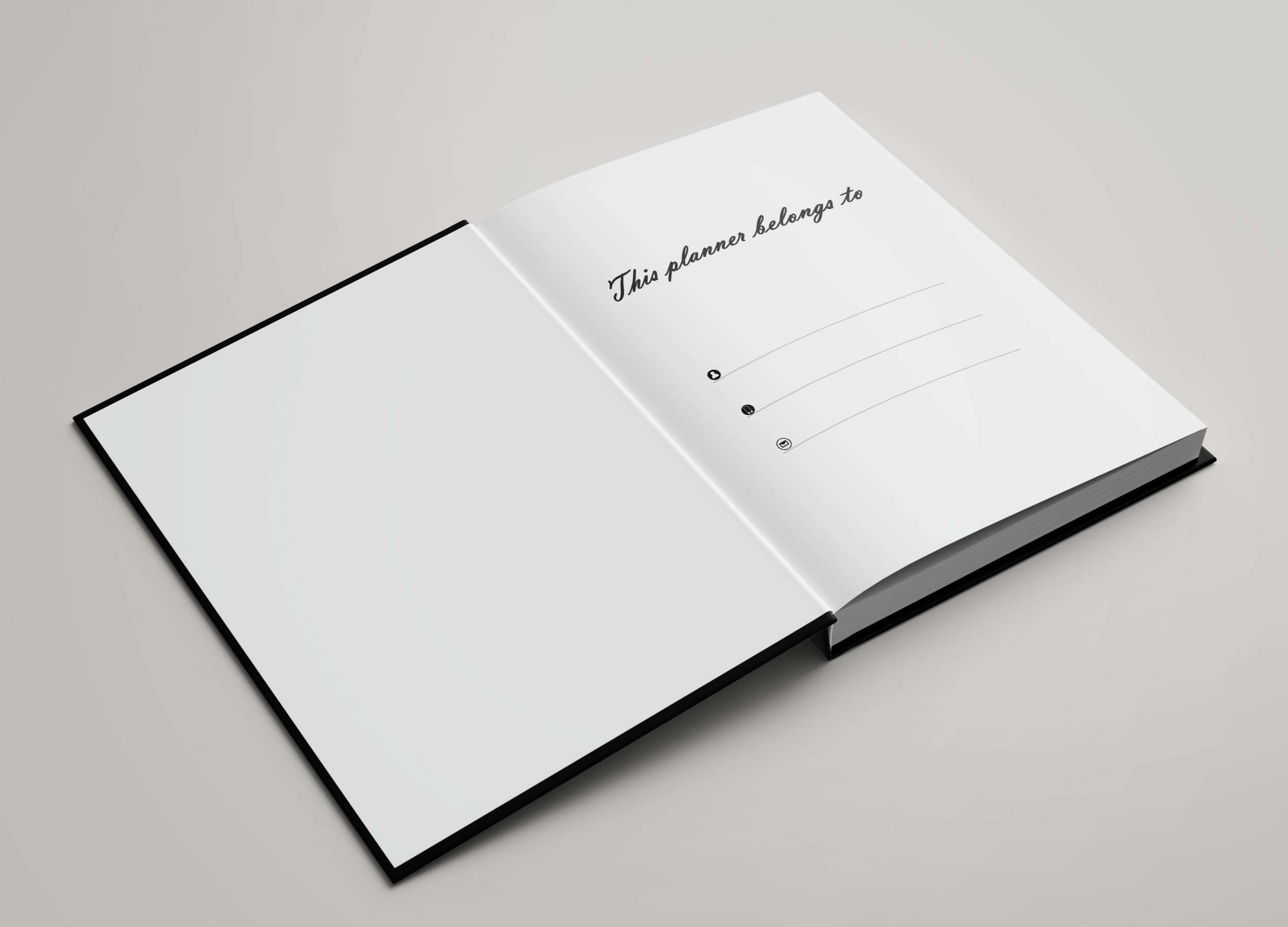 AccuPrints Hard Bound Paper Notebook|Compact Size A5 (8.25 x 5.7)|200 Pages, 80 gsm|Flat Opening Hardbound Work diary-01 1
