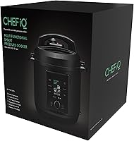 Vista 9 de CHEF iQ Olla a Presión Inteligente con WiFi y Báscula Incorporada - Multicocina 10 en 1 Fácil de Usar con Más de 500 Recetas Guiadas - Olla