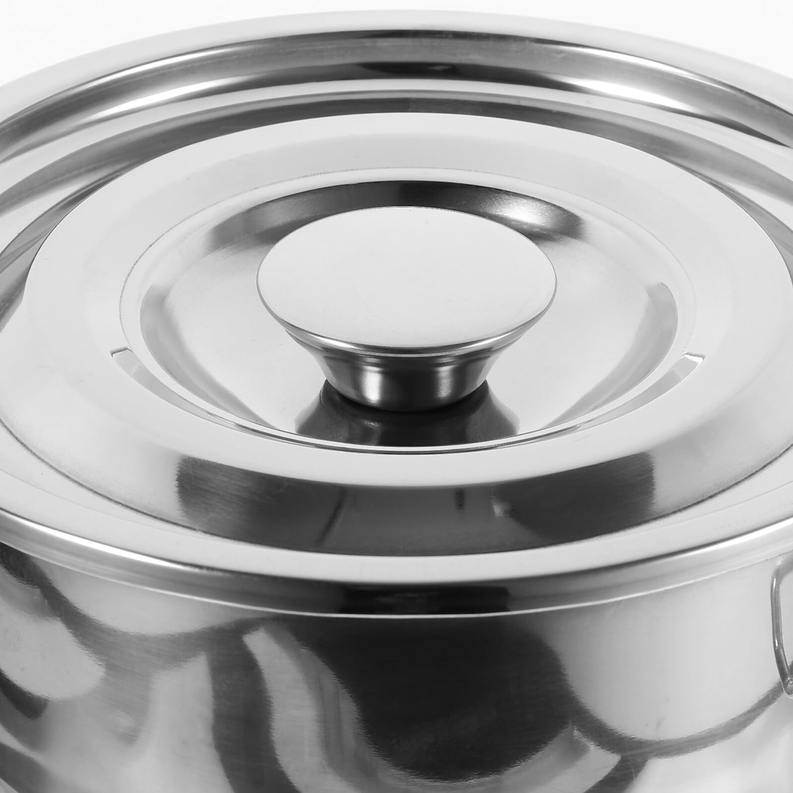 BESPORTBLE Lebensmittelaufbewahrungseimer Vielseitig Einsetzbar mit Luftdichtem Deckel Vorratsbehälter Edelstahl mit Komfortablem Griff für Küche und Trockenfrüchte
