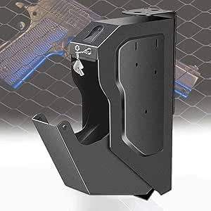 Amazon.co.jp: Pistol Gun Safe, Fingerprint Handgun Safe, Biometric ...