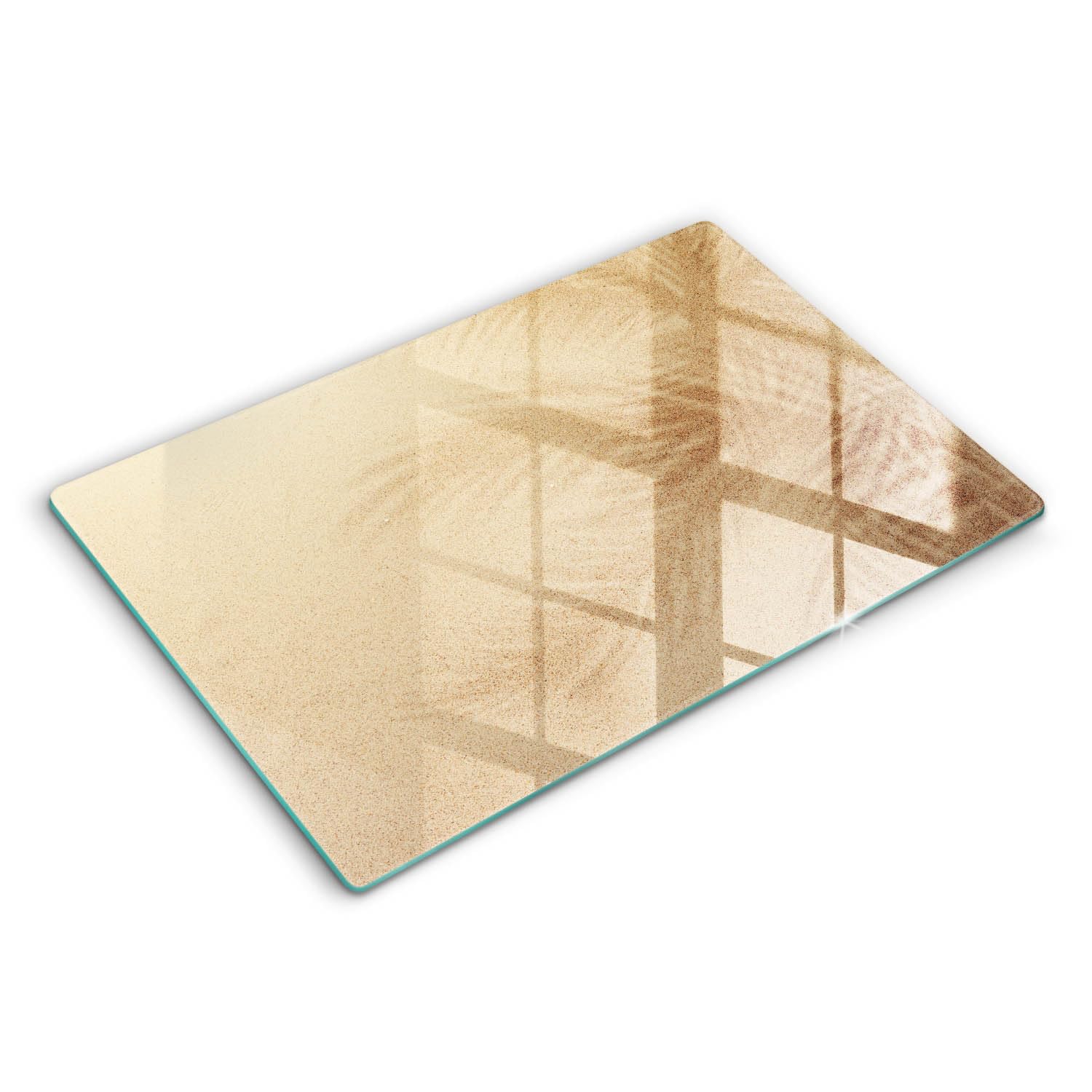 Planche à découper induction 80x52cm en matériau résistant Wallfluent motif bord de mer