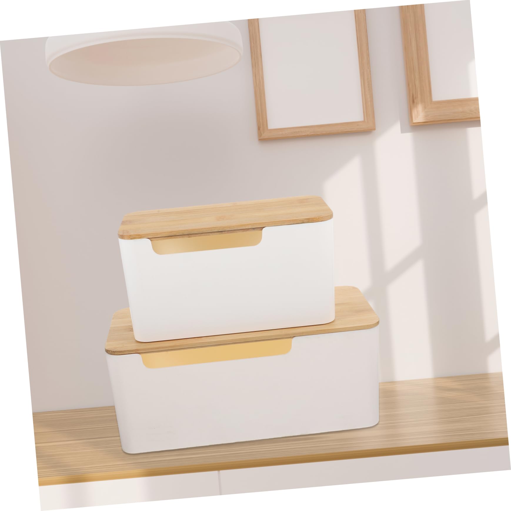 DOITOOL 2piezas Organizador De Cables Caja De Gestión Caja Organizadora Almacenamiento Compacto
