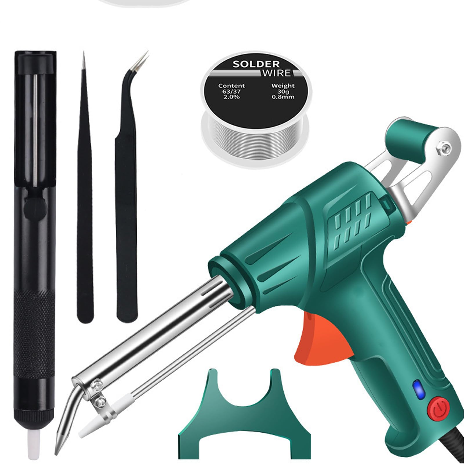 Outils De Soudage Laser Industriels À Chauffage Interne, Pistolet De Soudage Laser Multifonction, Ensemble De Pistolets À Souder, For Le Métal, Le Soudage, La Découpe, Facile À Utiliser(Green)