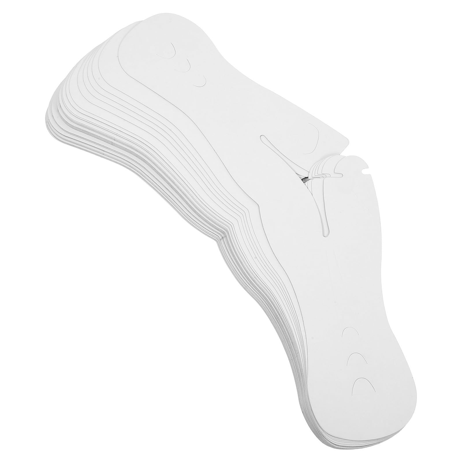 Percha de Hombro para Ropa 50 Piezas de Papel Blanco
