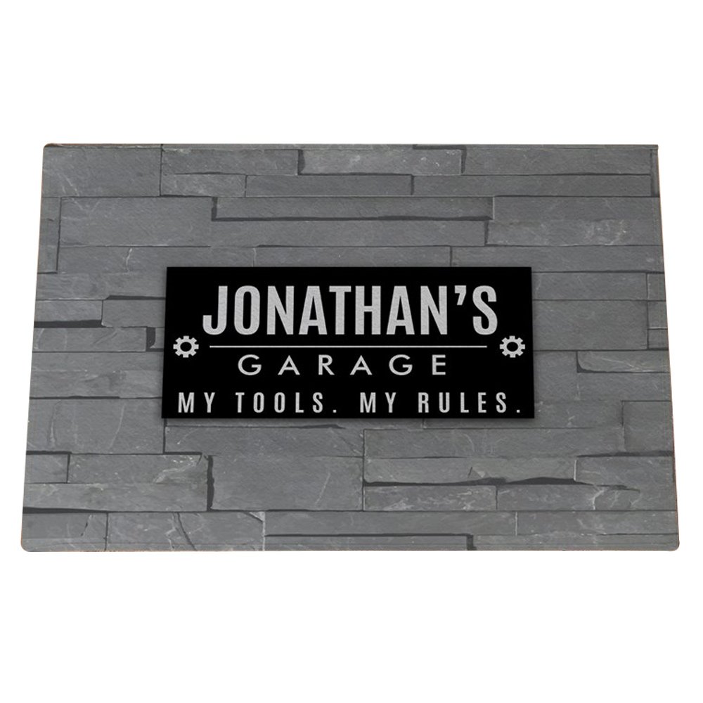 Amazon.com: GiftsForYouNow My Tools My Rules Personalized Doormat, 18x24 :  Patio, Lawn & Garden