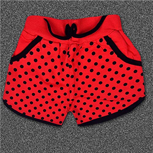 Image of BENAVJI Girl's Regular Fit Printed Cotton Shorts Pack of 3