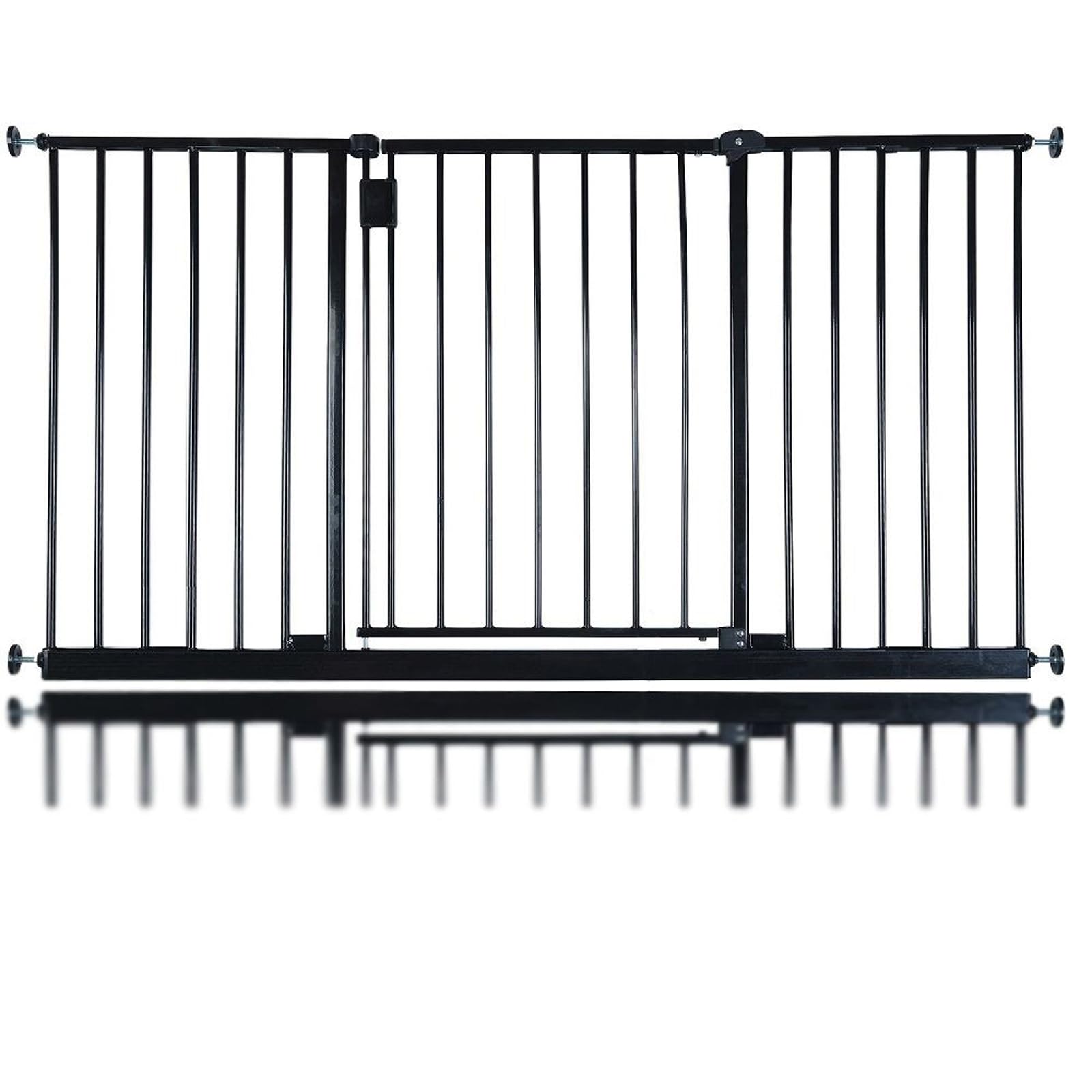 Safetots Extra Wide Hallway Gate, 122cm - 128cm, Matt Grey, Pressure Fit Baby Gate, Safety Barrier for Hallways and Wide Spaces, Easy Installation — view 22