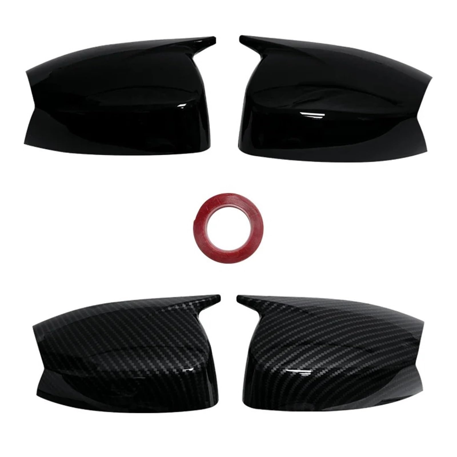Calotta specchietto Per Ford S-MAX 2006 2007 2008 2009 2010 2011 2012 2013 2014 2015 Telaio Retrovisore Laterale Primer Specchio Cappucci specchietti retrovisori(Carbon Look)