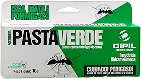 Pasta Verde 10g Isca Atrativa para Controle de Formigas Áreas Externas Jardins e Quintais