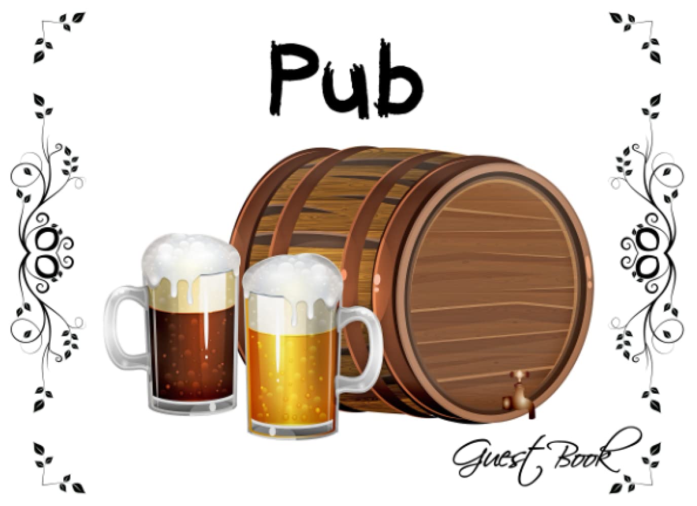 Pub Guest Book: Bar visitors book for collect customer feedback and compliments (Visitors Books)