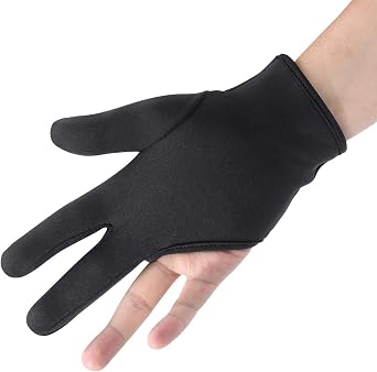Professional Heat Resistant Gloves 3 Finger Mittens Protection Gloves for Barber Hair Styling Curling, Perming,Hair Straightening, Curling Wand and Flat Iron