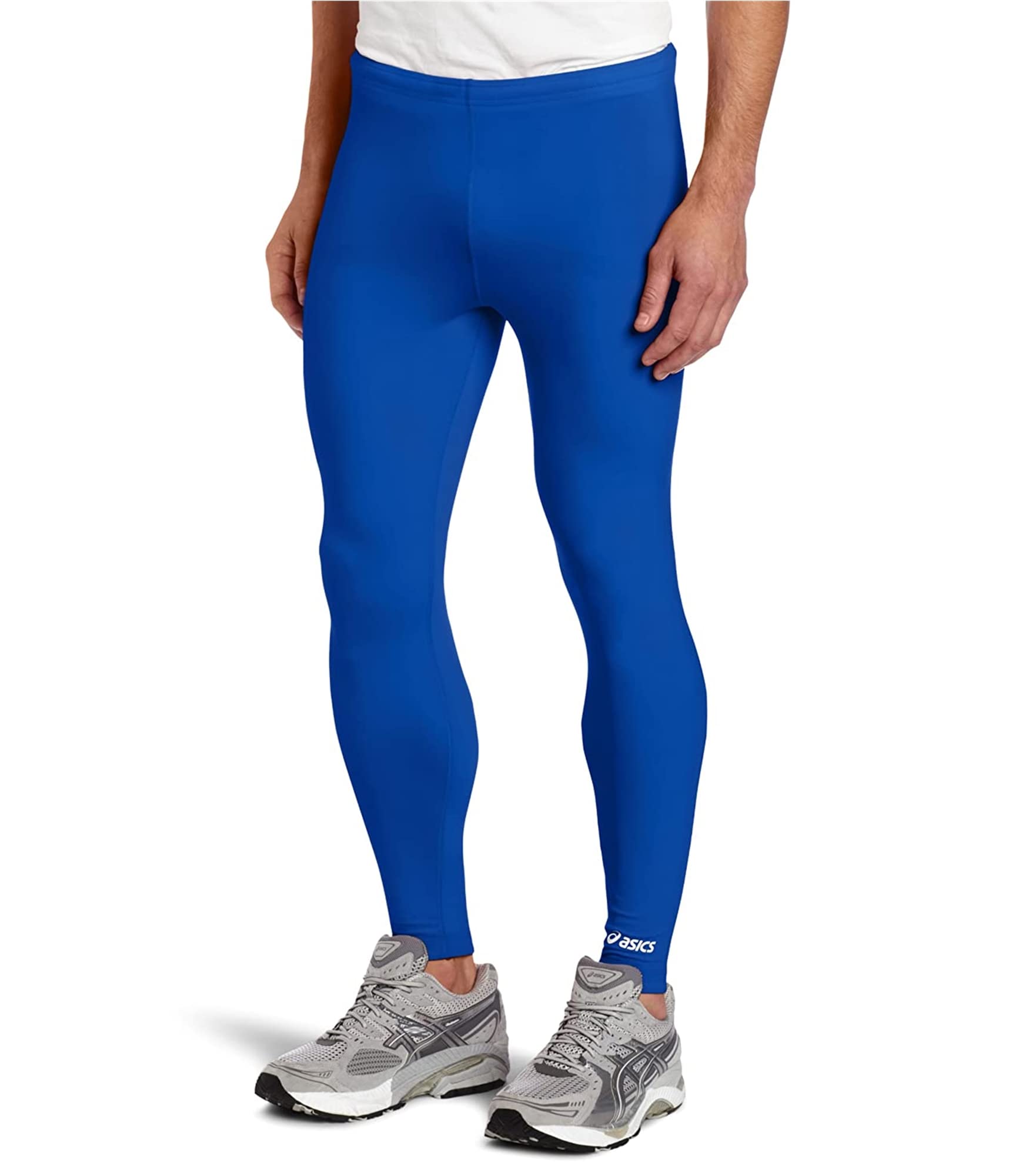 ASICS Men's Team Medley Tight, Royal, X-Small