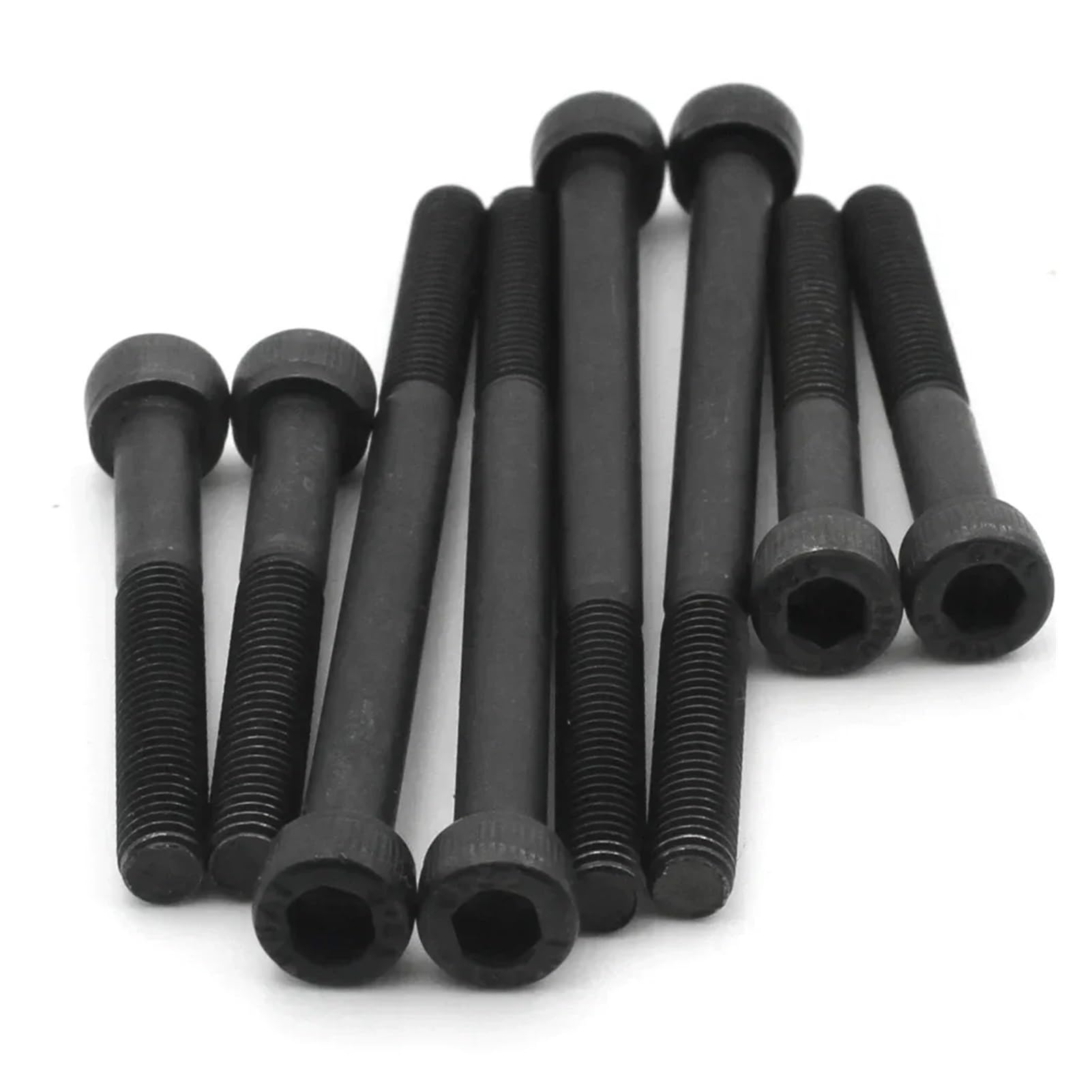 10 pz M3 M4 M5 M6 M8 Grado 12.9 Acciaio Al Carbonio Allungato Lungo Esagonale A Esagono Incassato Testa Mezza Filettatura Vite Bullone L = 30-200mm(30mm (10pcs),M3)