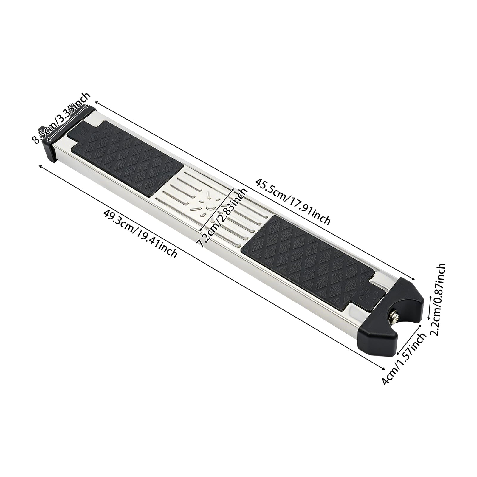 Escalera de piscina con peldaños de acero inoxidable 304, 6 peldaños