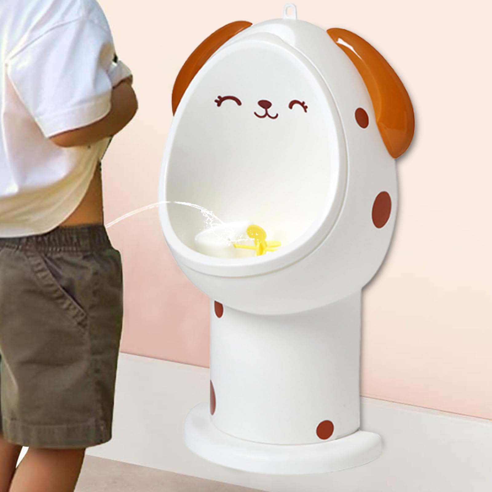 Addestramento per bambini | Vasino da addestramento per bambini | WC regolabile con animale pipì, orinatoio staccabile per bambini con mulino a mirante per bambini da 1 a 6 anni