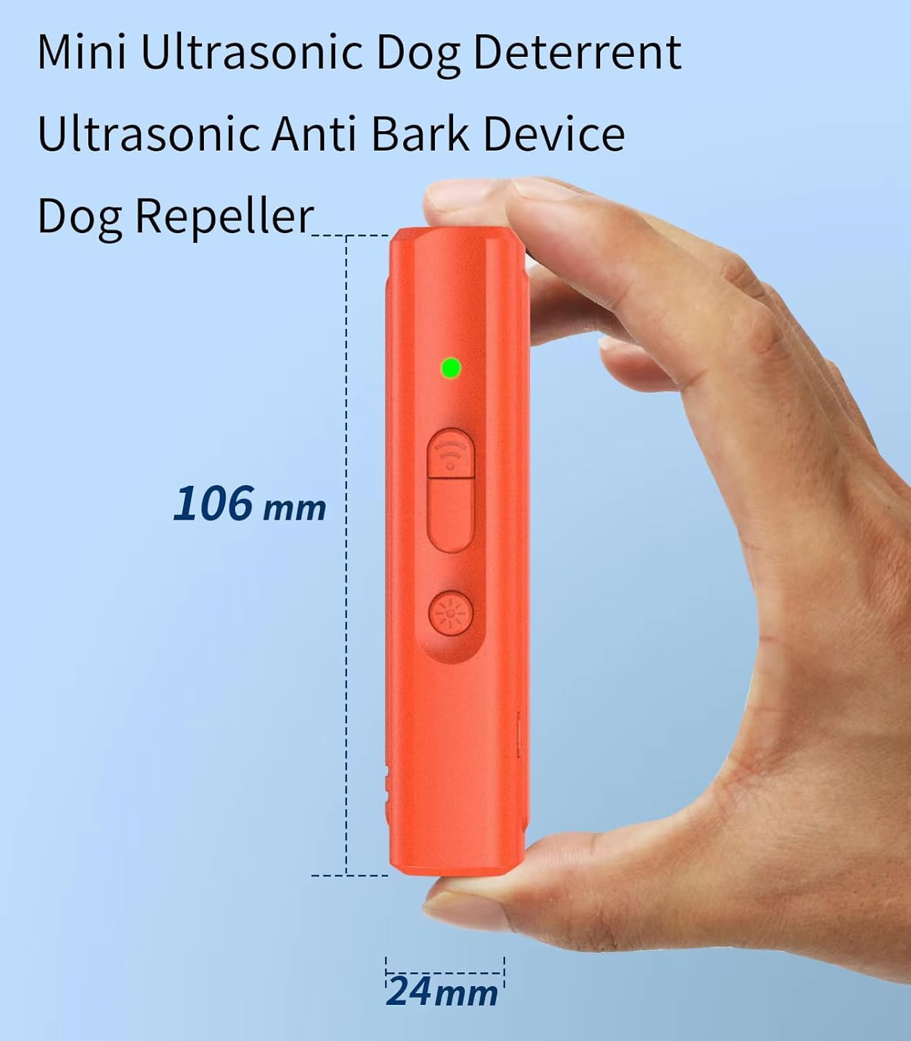 Dog Bark Deterrent Device – Handheld Pet-Friendly Ultrasonic Assistance Tool with 365nm Violet Light Beads | Portable Indoor & Outdoor Pet Guidance Device 4