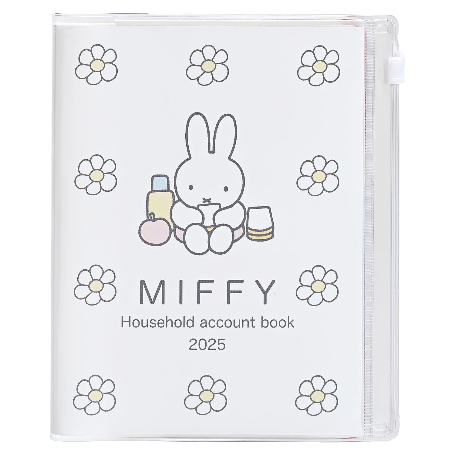 Amazon.co.jp: クツワ 手帳 ミッフィー 家計簿付き手帳 2025年 A6