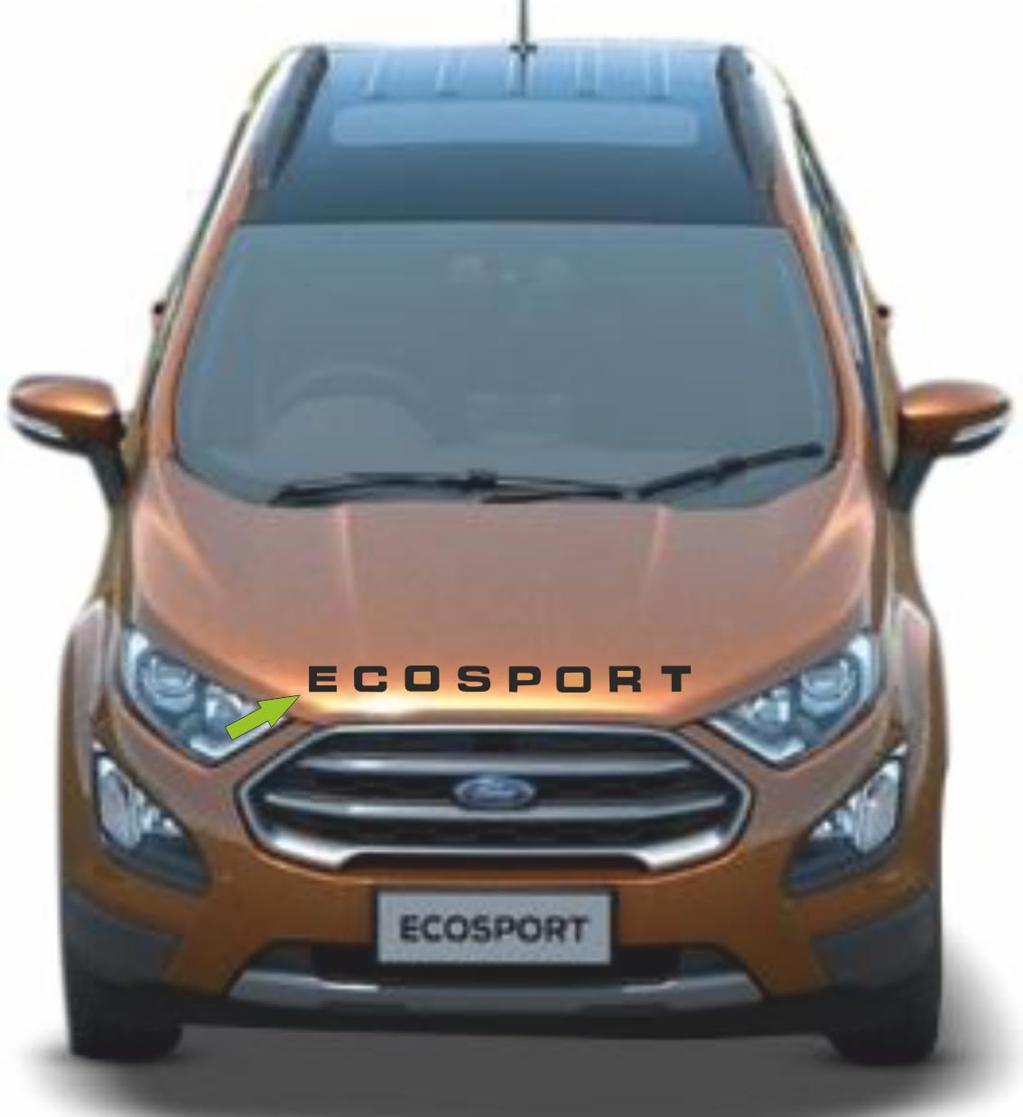 ECOSPORT 3D Letters 3D Logo Name Alphabets for Car Bonnet, Dickey and Doors -for All Cars – One Set_ Black-picture-15