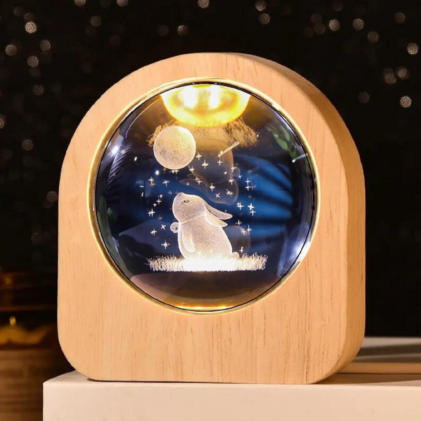 Shopogenix Solar System Crystal Ball Night Light -8