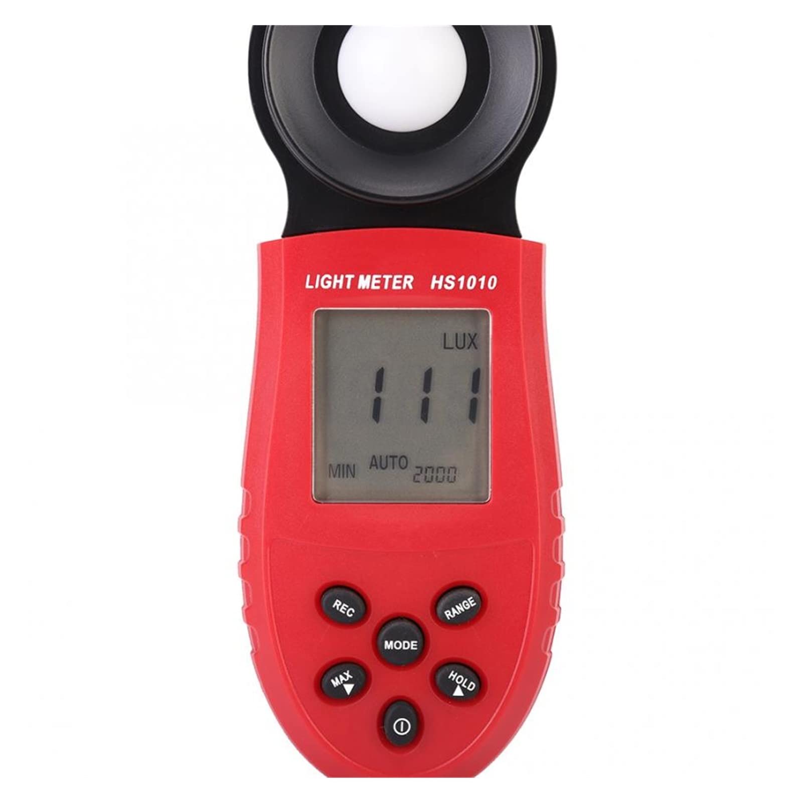 Luxómetro Portátil, Digital inclinómetro de Mano Medidor de iluminancia Digital Medidor de luz Profesional Luxmeter Fotómetro Fotómetro Finder para Interiores y Exteriores