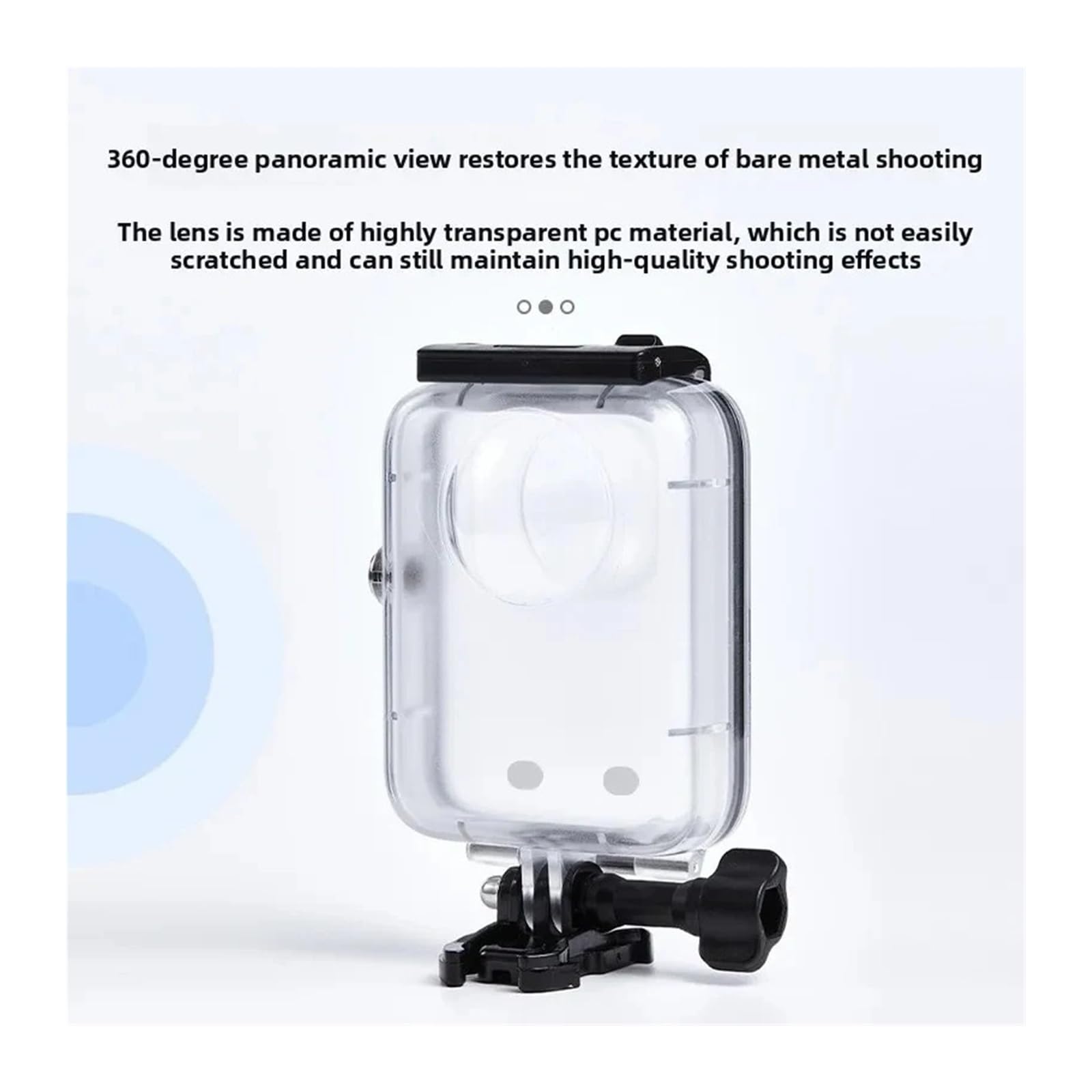 Custodia protettiva for immersione subacquea impermeabile for action cam 360