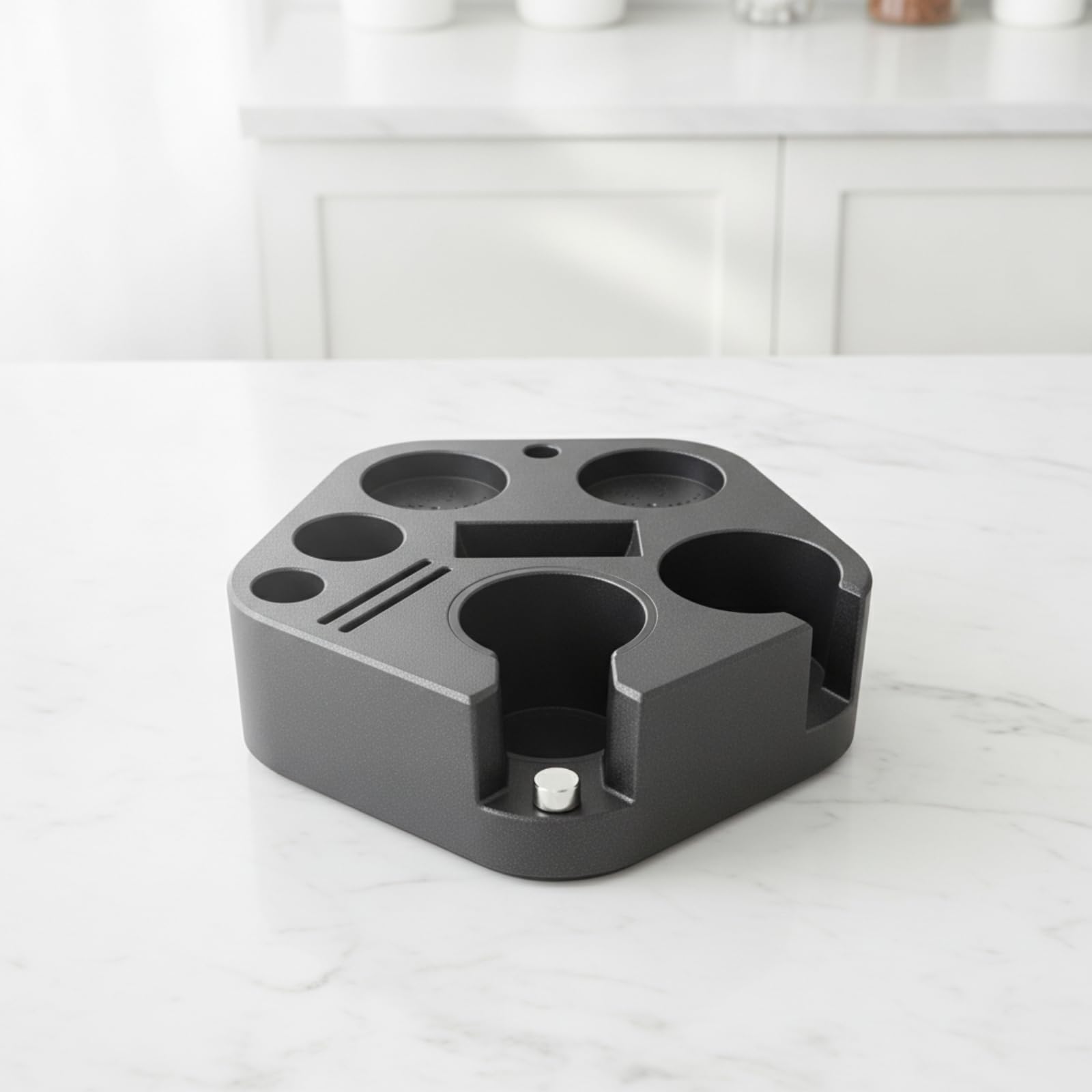 Qianly Estación Organizadora Estable Organizador Portafiltros Impermeable para Baristas, Cocina, 58mm, Style to 1