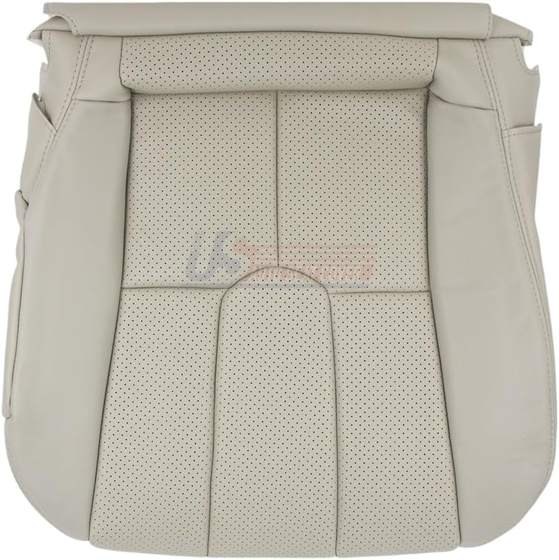 2003 2004 2005 Fit Infiniti G35 Coupe Driver Bottom Leather Seat Cover Wheat Tan