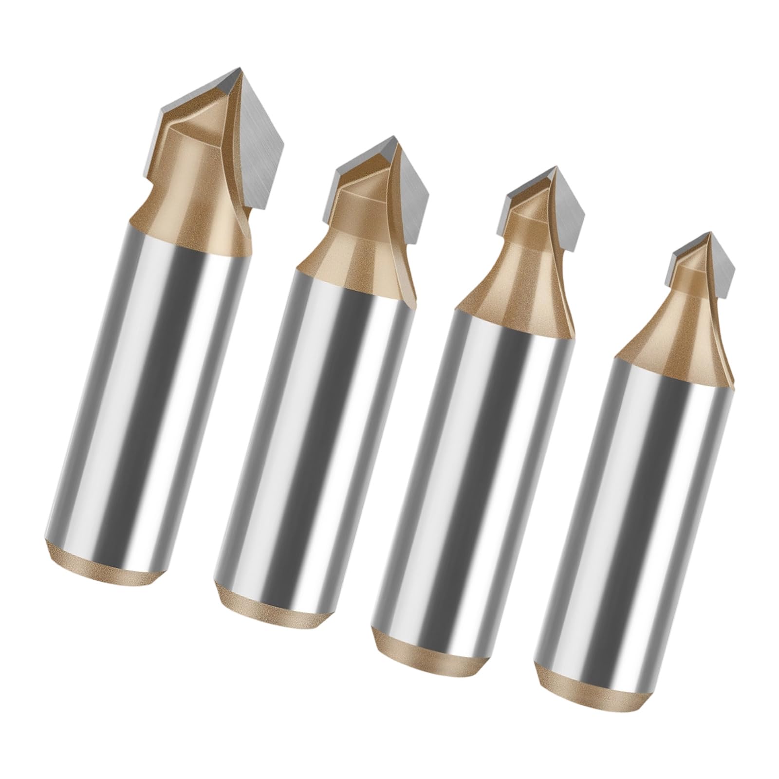 Alloy Steel Woodworking Router Bit 1 / 2Inch Shank Suitable for Sharpened Angled Cutting in Model Crafting and Wood Carving Woodworking Milling Cutter