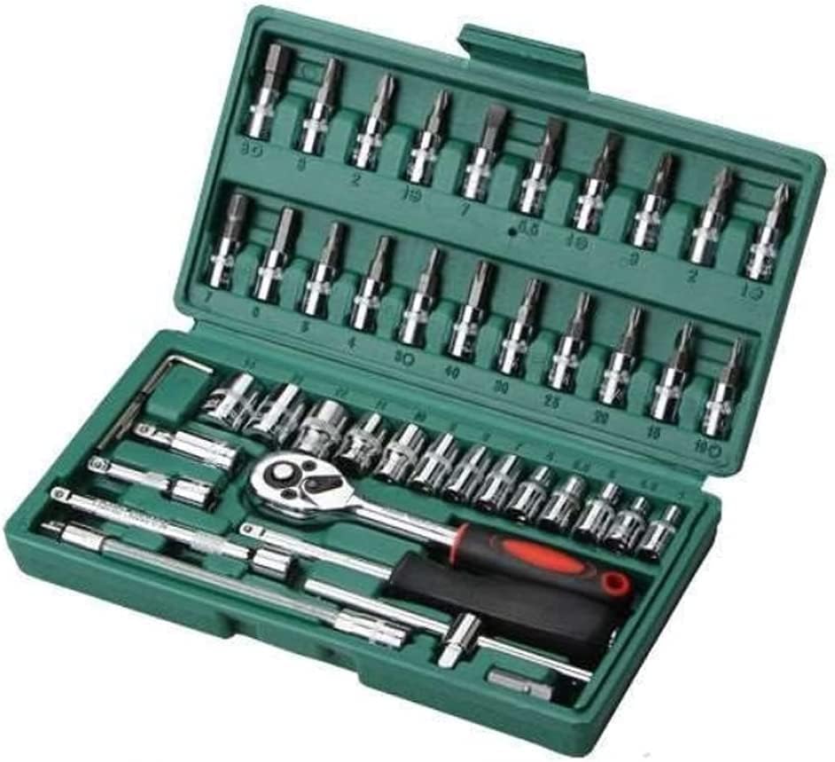 エァー工具 PENSUN 216ピース メカニックツールセット 1/4インチ 3/8インチ 1/2