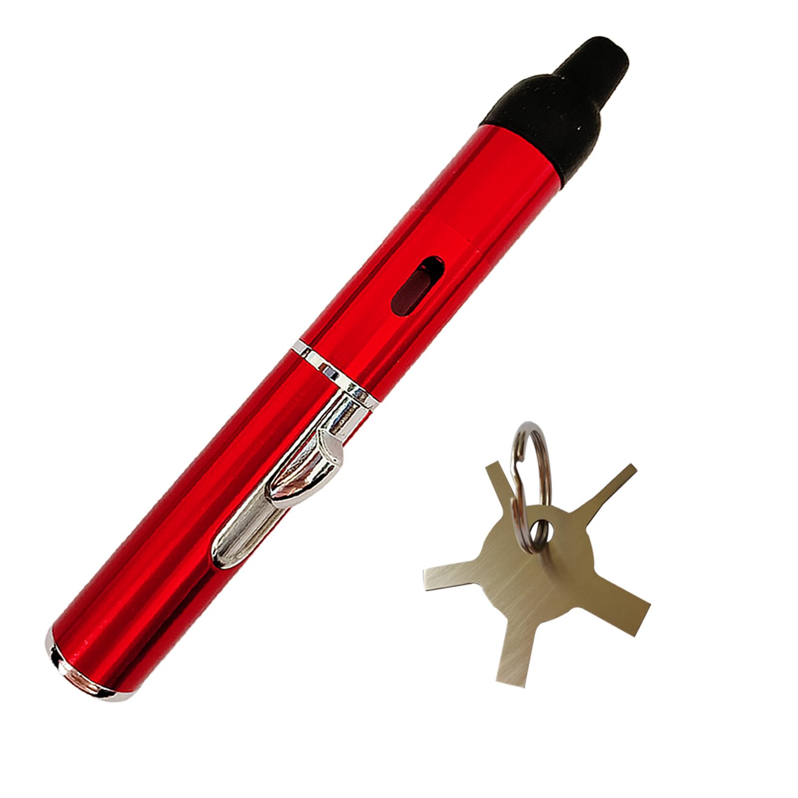 Butane Lighters Torch Lighters Butane Fuel Refillable Adjustable Lighter Multipurpose Pen Torch Red Gas Not Included