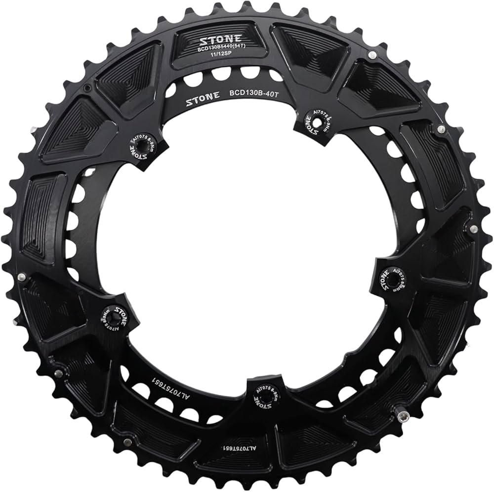 Amazon | DJC Stone 130BCD 丸型ダブルチェーンリング Shimano 11速 12