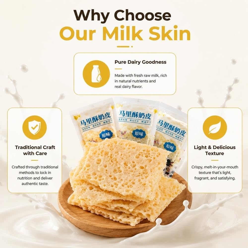 Einzeln verpackte Mini-Milchblätter 400g, handgemachte reine Milch