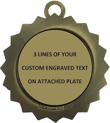 Miniatura 3 de Express Medals Various Styles 1 to 50 Pack of Engraved Gold Martial Arts Medals Trophy Award with Neck Ribbon Medal Trophies Gift Prize Karate