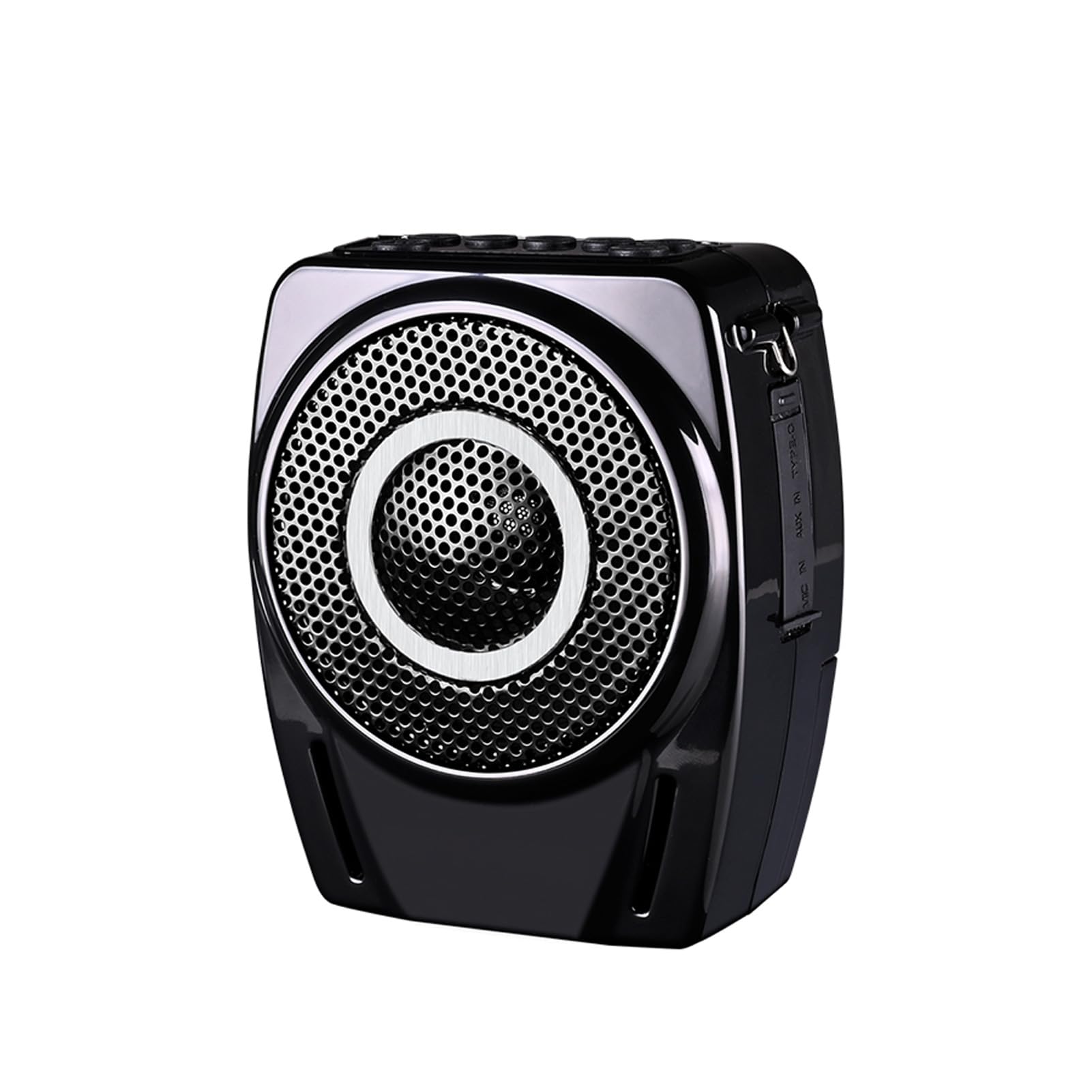 Amplificatore Vocale Portatile Wireless 25W Potente Guida alla Formazione del PA per la Promozione della Guida Turistica Didattica Nero