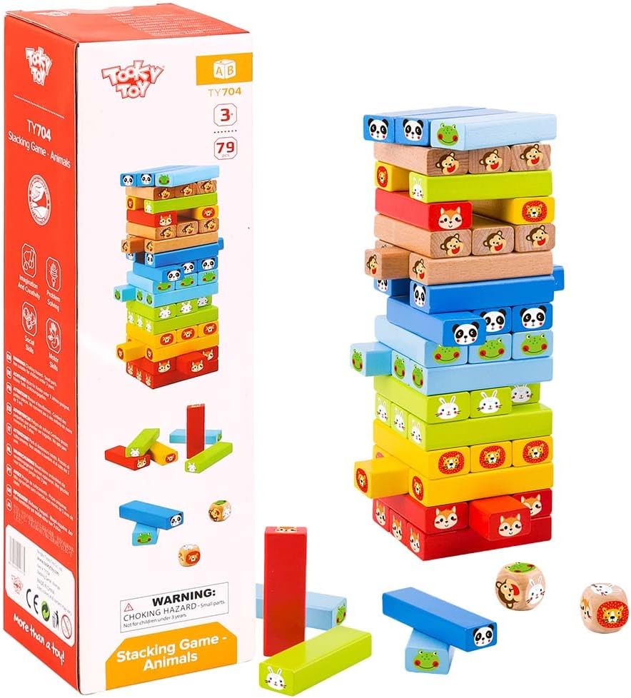 Tooky Toy Stacking Game - Animals